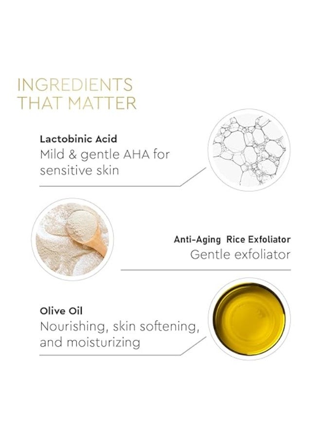 VLCC Clinic Micro Exfoliating Face Scrub - 100g | Mild Exfoliation | Brightening | Detoxifying | Removes Dirt, Dust, Oil & Impurities | Lactobionic Acid & Rice Exfoliator | Suitable for Sensitive Skin - Image 3