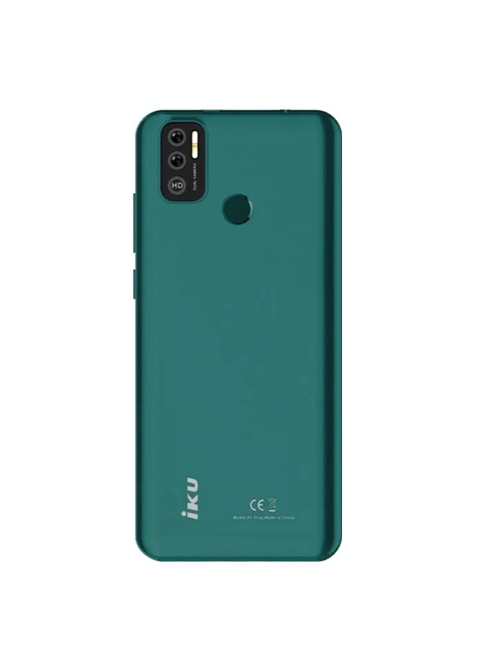 IKU - A7 Plus Dual SIM Mobile, 16 GB Internal Memory, 2GB RAM, 3G Network - Emerald Green - Image 1