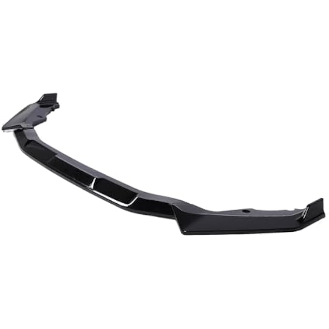 Eujgoov Front Bumper LipGlossy Black Higability ABS LIP Spoiler for 2020-2022, Easy Installation for Sporty Style Enthusiasts - Image 2