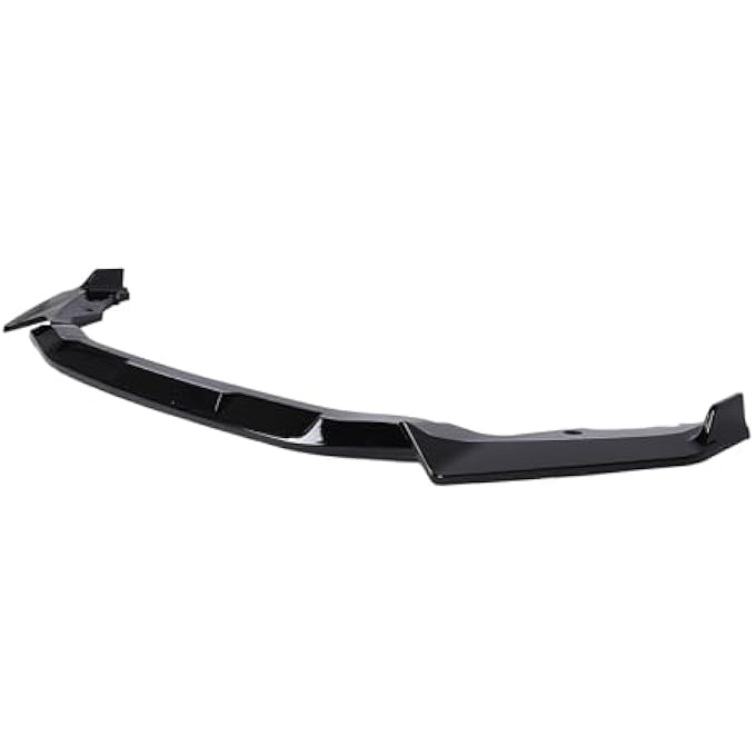 Eujgoov Front Bumper LipGlossy Black Higability ABS LIP Spoiler for 2020-2022, Easy Installation for Sporty Style Enthusiasts - Image 1
