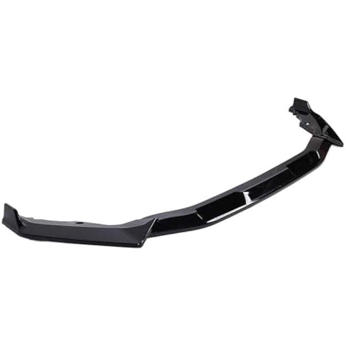 Eujgoov Front Bumper LipGlossy Black Higability ABS LIP Spoiler for 2020-2022, Easy Installation for Sporty Style Enthusiasts - Image 4
