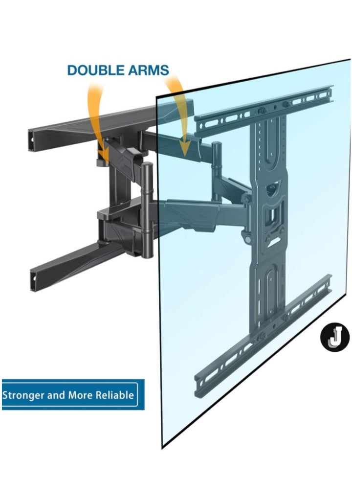 JAJEEK "NEW Full Motion TV Wall Mount – Articulating Swivel Bracket for 40”-80” Flat Screen TVs" - Image 2
