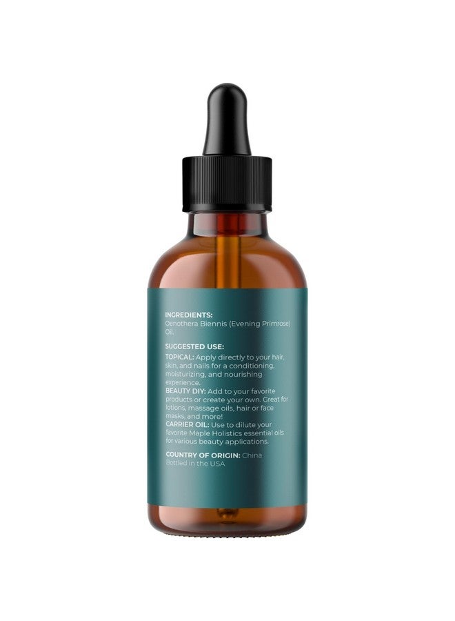 Maple Holistics Pure Evening Primrose Oil For Skin - Cold Pressed Natural Face Moisturizer And Nourishing Hair Oil - Use In Diy Skin Care For Dry Flaky Skin Hydration And As A Carrier Oil For Essential Oils Mixing - Image 5