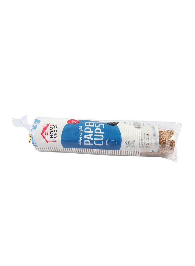HOME CHOICE Disposable Paper Cup 50-Pieces, 6 Oz, 177 ml Capacity, Party Paper Cups  - Image 2