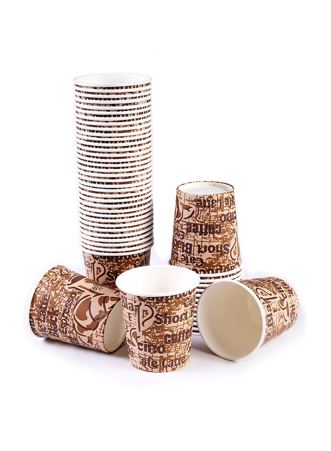 HOME CHOICE Disposable Paper Cup 50-Pieces, 6 Oz, 177 ml Capacity, Party Paper Cups  - Image 1