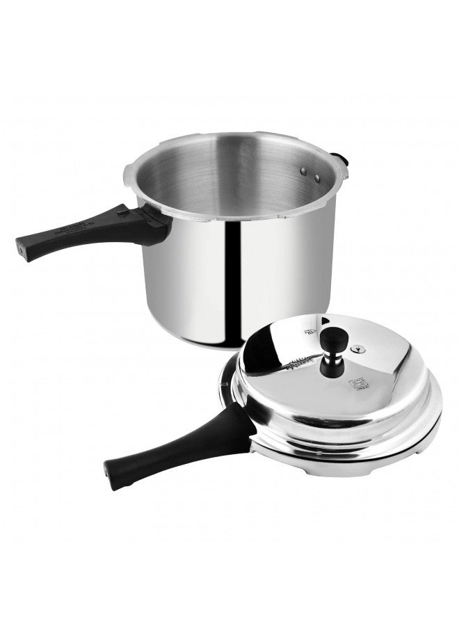 Prestige Prestige Popular Pressure Cooker, 10 Liter, Silver  - Image 2