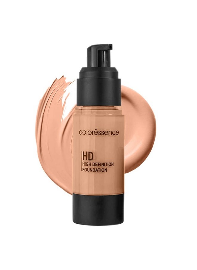 Coloressence Hd Foundation High Coverage Matte Finish Liquid Foundation To Cover Blemishes And Dark Spots | Hd Translucent Powder For Setting & Mattifying Makeup For An Oil-Free |Dusky Skintone  - Image 2