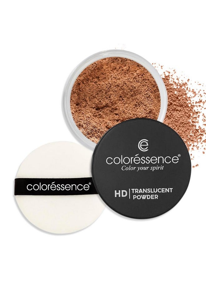 Coloressence Hd Foundation High Coverage Matte Finish Liquid Foundation To Cover Blemishes And Dark Spots | Hd Translucent Powder For Setting & Mattifying Makeup For An Oil-Free |Dusky Skintone  - Image 5