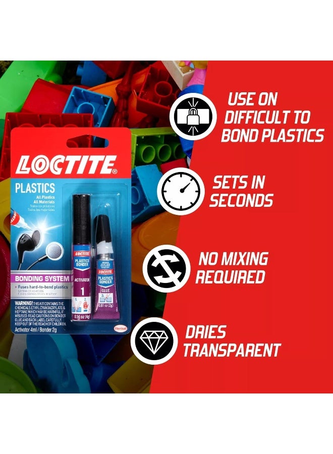 Loctite Plastic Bonder Glue 2 G  - Image 5