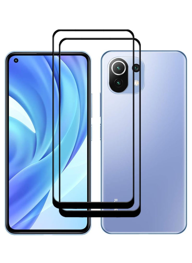 ACLIX 2 Pieces Antistatic ESD Dustproof Premium Quality High Definition Tempered Glass Screen Protector Designed For Xiaomi Mi 11 Lite - Image 1