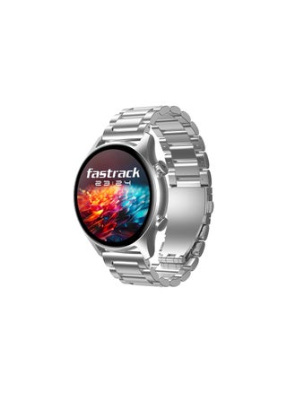 Fastrack Astor FR2 Pro Smartwatch with 1.43” AMOLED Display with 466 * 466 Pixel Resolution|SingleSync BT Calling|AI Voice Assistant|100+ Sports Modes and Watchfaces|Upto 5 Day Battery|IP68 - pzsku/Z2E1E92ACDC6AA8E07C5CZ/45/_/1729865560/a3b3a284-601c-4c44-ab0f-170889aa82d7