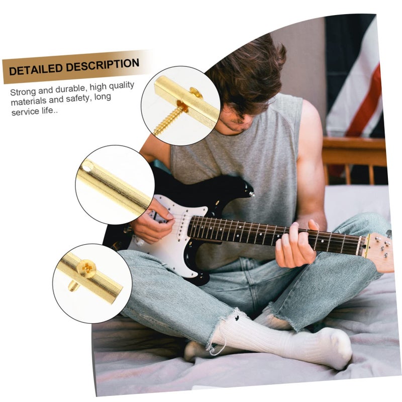 Zinc Alloy Guitar String Stabilizer Bar 48MM Gold Pressure Chord Rods for Improved Stability - Image 4