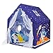 Decalsweet Kids Tent Blue Space Toddler Playtent for BoysLarge and Foldable Kids Playhouse with Windows Portable and Lightweight Play Tent IndoorOutdoor for Gift to Toddlers - Image 2