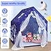 Decalsweet Kids Tent Blue Space Toddler Playtent for BoysLarge and Foldable Kids Playhouse with Windows Portable and Lightweight Play Tent IndoorOutdoor for Gift to Toddlers - Image 4