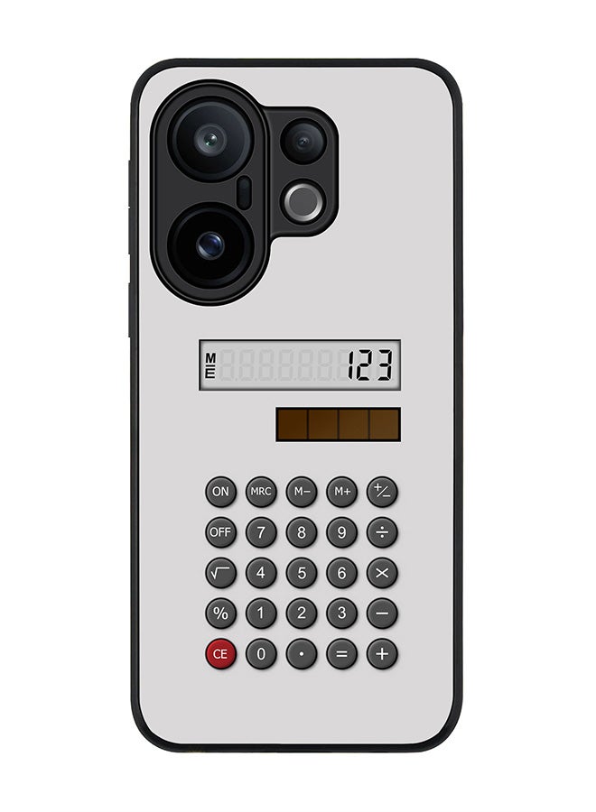 Stylizedd For vivo X200 FE / S30 Pro mini Case,Slim fit Camera Protection, Shockproof Thin Phone cover  - Calc (White)