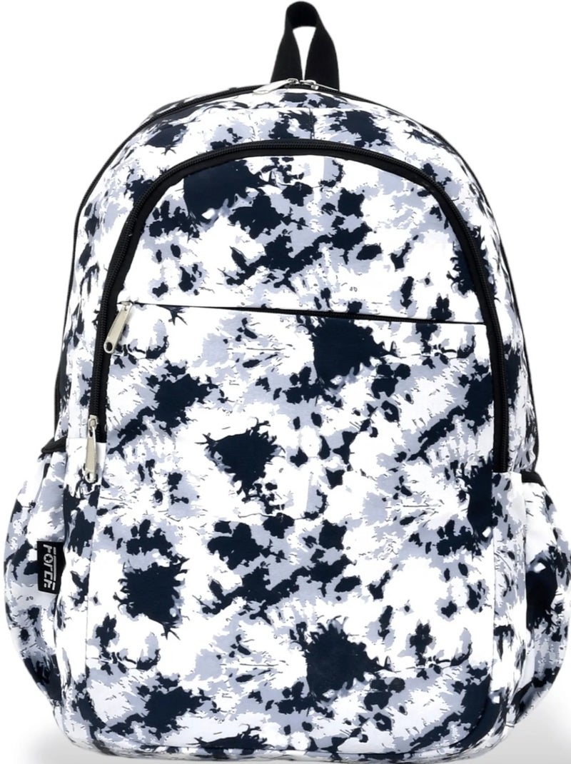 Force Backpack Unisex -black splash pattern - Full waterproof - Image 1