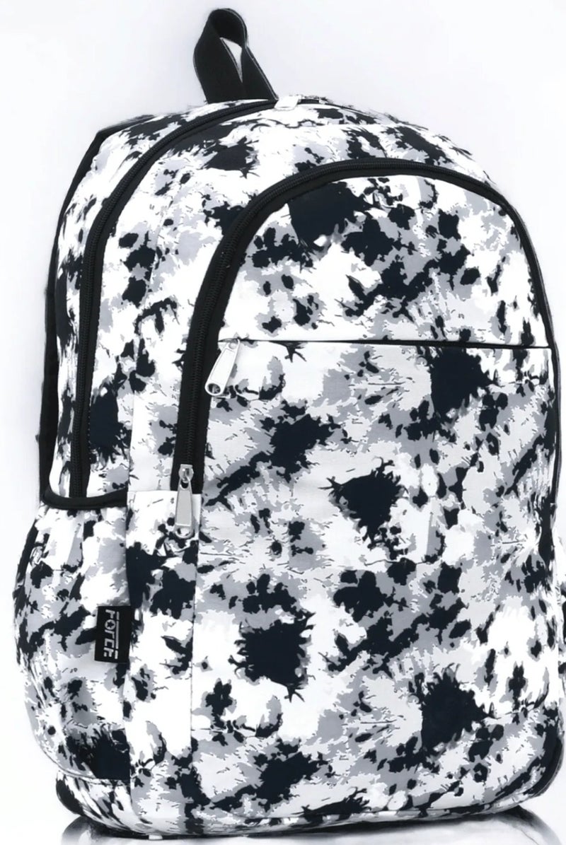 Force Backpack Unisex -black splash pattern - Full waterproof - Image 4
