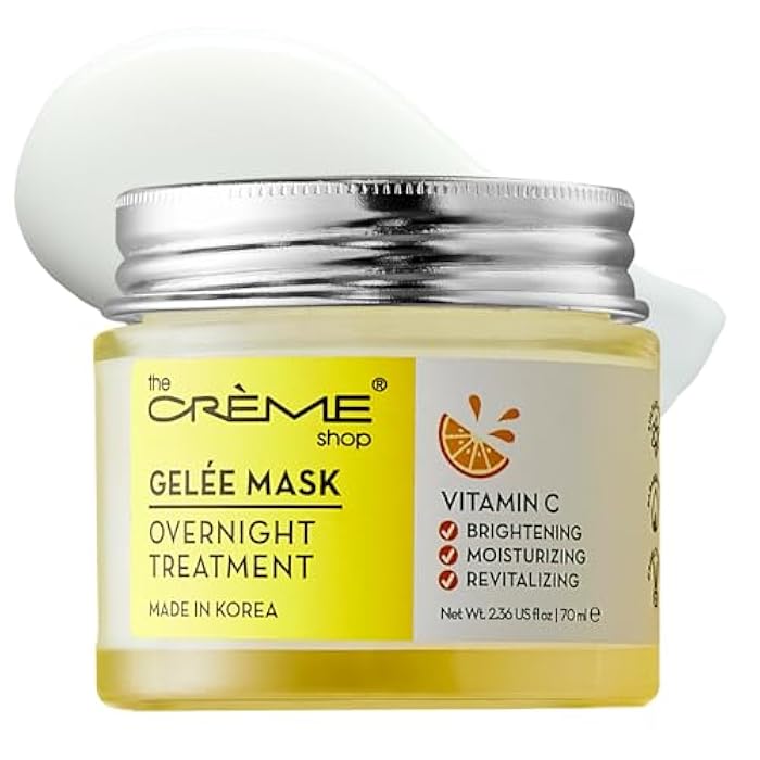 The Crème Shop Korean Skincare | Overnight Gel Mask for Moisturizing and Hydrating, Anti-Aging, Relief facial skin care - 2.36 oz (Vitamin C) - Image 1