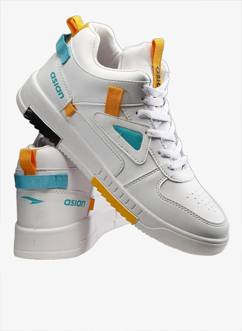 Asian White Mustard Sneakers for Men and Boys