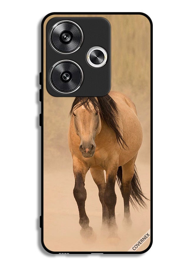 Covernex Xiaomi Redmi Turbo 3 5G Protective Case Cover Horse Race  - Image 1