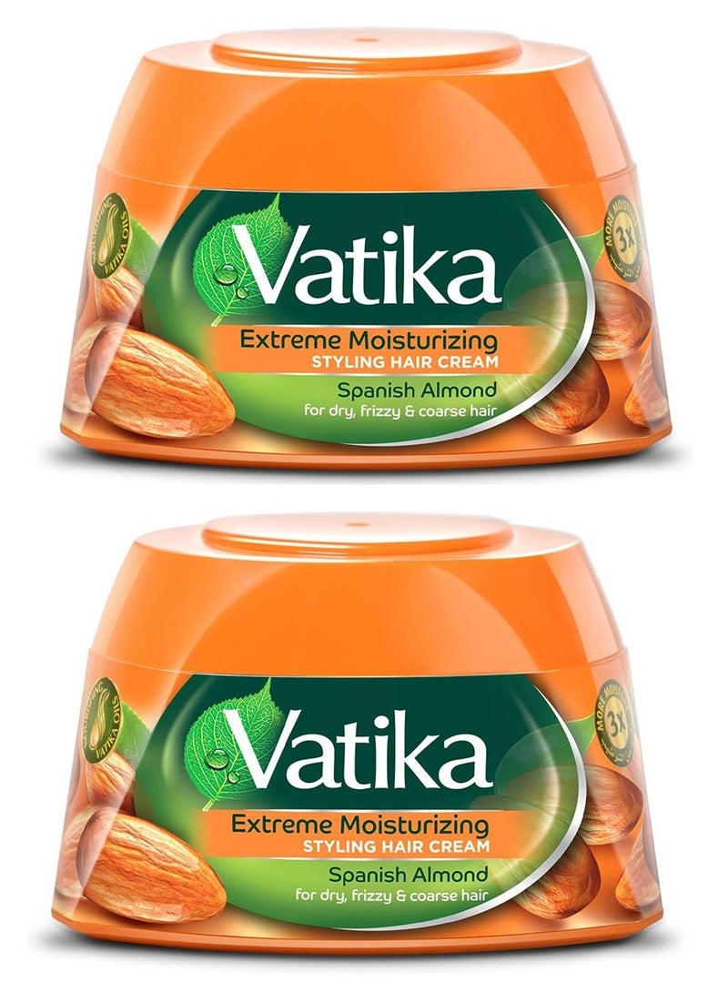 فاتيكا قطعتين من كريم تصفيف الشعر فائق الترطيب باللوز الإسباني 140x2 مل - Image 1
