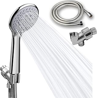 LifHap Detachable Handheld Shower Head with Hose - High pressure 5 Functions Showerheads / Aquacare Hand Held Shower - Image 1