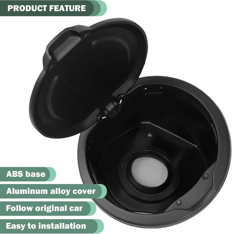 Phamyor Aluminum Alloy Gas Cap Cover for Jeep Wrangler - Image 2