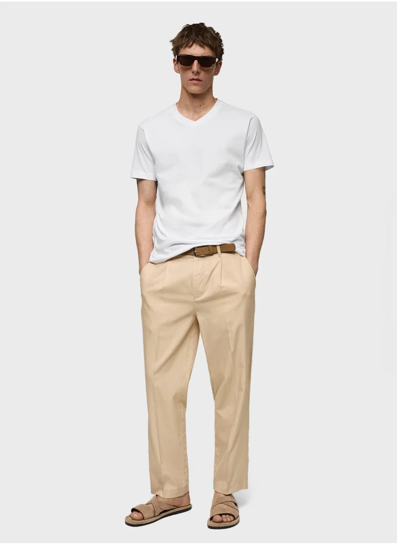 Mango Man Chelsea-I  Crew Neck T-Shirt