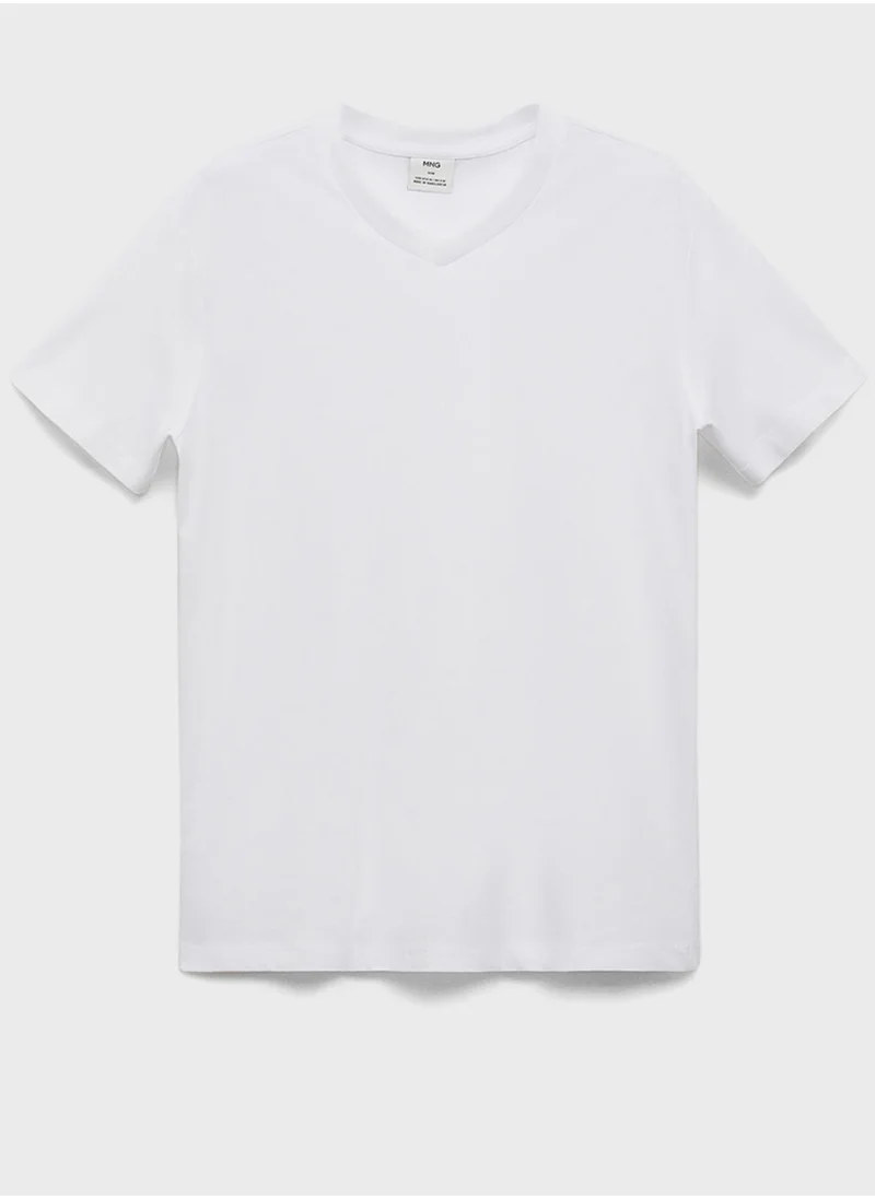 Mango Man Chelsea-I  Crew Neck T-Shirt