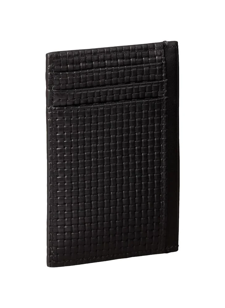 CALVIN KLEIN Embossed Woven Card Case