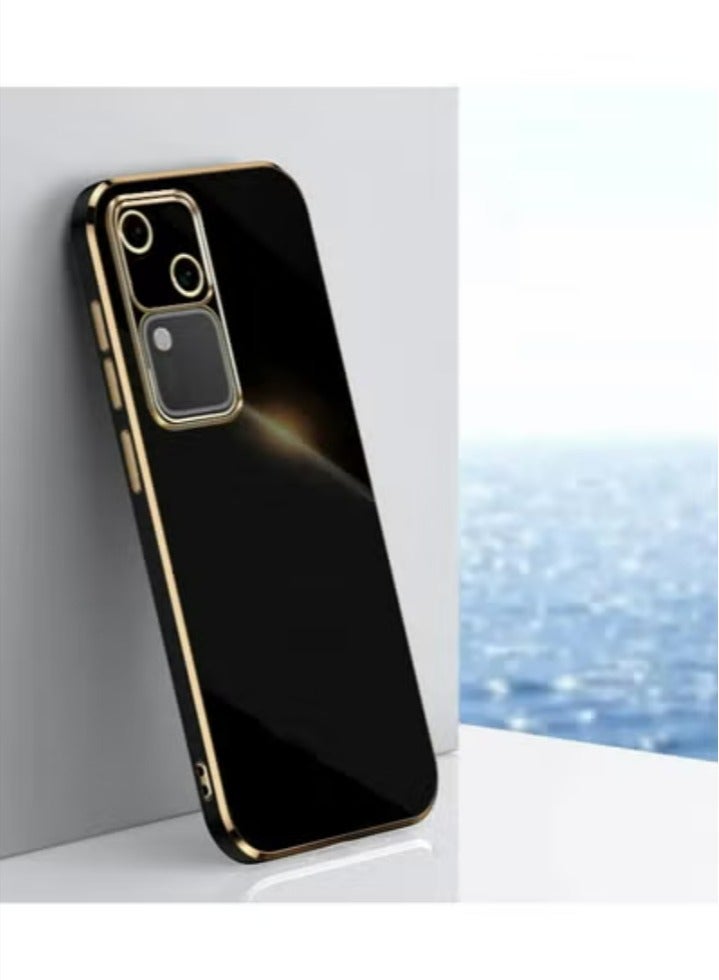 Case Cover For Case Cover for vivo V30 5G/ V30 Pro 5G, Plating Soft Back Cover, Raised Full Camera Protection - Image 1