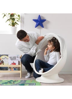 erorex Swivel armchair, white/red  - Image 4
