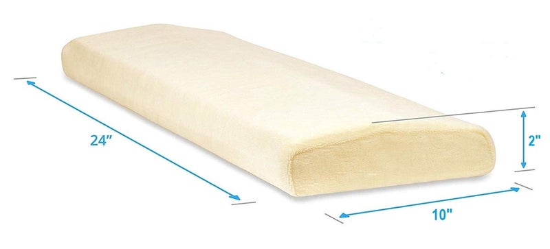 METRON-2”(H) Medium Firm Support Foam Lumbar Pillow for Lower Spine & Back Support for Sleeping Helps Pre & Post Surgery - Image 5