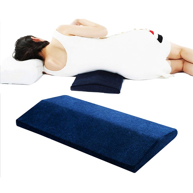 METRON-2”(H) Medium Firm Support Foam Lumbar Pillow for Lower Spine & Back Support for Sleeping Helps Pre & Post Surgery - Image 1
