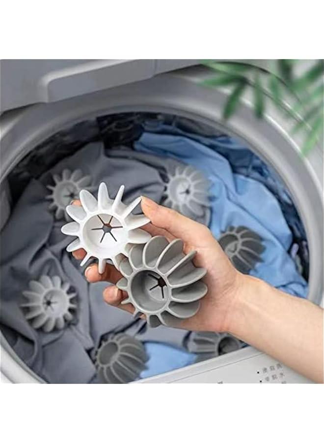 4Pcs 2025 Reusable Scrubbing Laundry Balls Washing,1PC Silicone Machine Steamer Dryer Washer Ball - Image 3