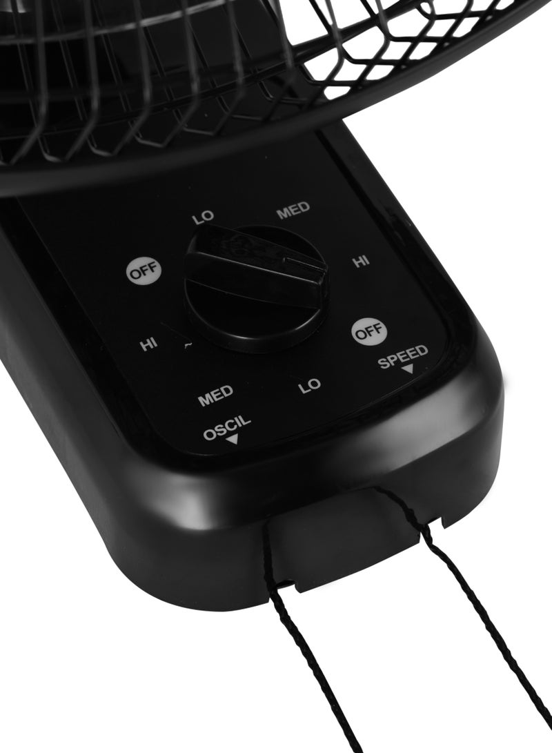 أولسنمارك مروحة حائط عالية تدفق الهواء 18" OMF1703، 7 شفرات AS، 3 سرعات تحكم مع محرك هادئ للغاية، شبكة أمان مطلية بالبولي، تذبذب واسع النطاق، لون أسود، ضمان لمدة 2 سنوات - Image 3