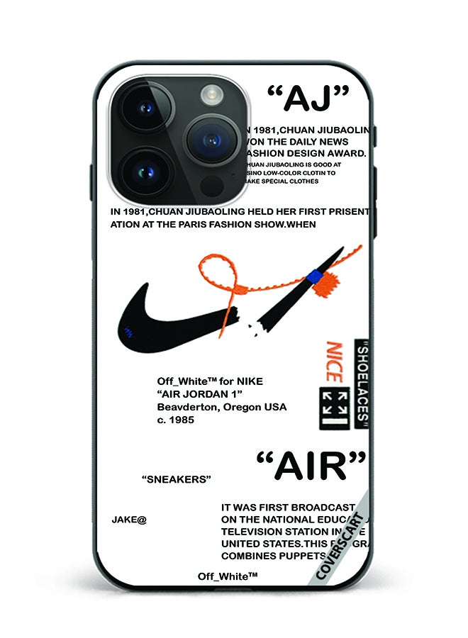 COVERSCART Protective Case Cover For Apple iPhone 15 Pro Nike Off White Design Multicolour - Image 1