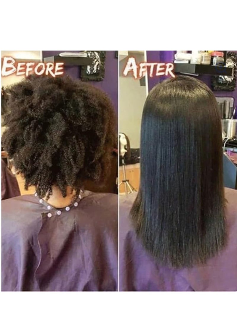 NAFEH Hair Straightener Comb 2 In 1 Hair Straightener Professional Styling Comb Portable quick Heating styling Electric Hot Straightening Iron Hair Curler Straightener Set - Image 3