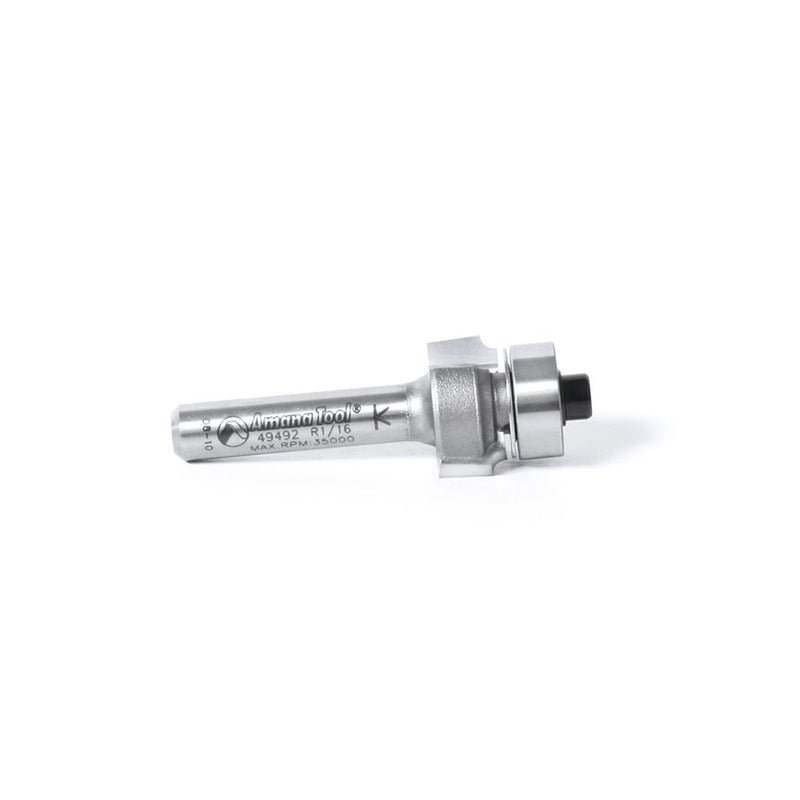 Amana Tool - 49493 - 49492 Carbide Tipped Corner Round 1/16 Radius x 5/8 Dia x 5/16 x 1/4" Sha - Image 4
