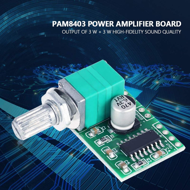 PAM8403 5V لوحة مكبر الصوت الرقمي مع مقياس الجهد 4 قطع - Image 3