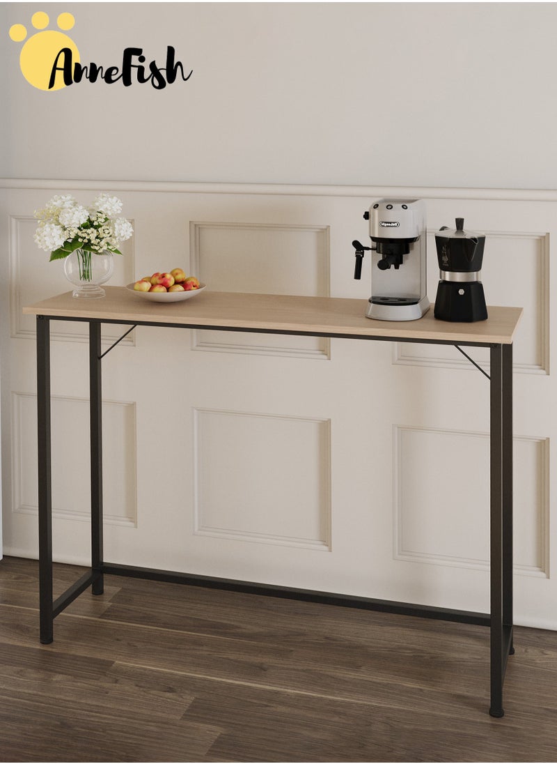 AnneFish 100*30*80cm Console Table for Entryway Modern Home Sofa Coffee Table Entrance Table Dining Room Kitchen Bar Display Table for Hallway Living Room Bedroom  - Image 1