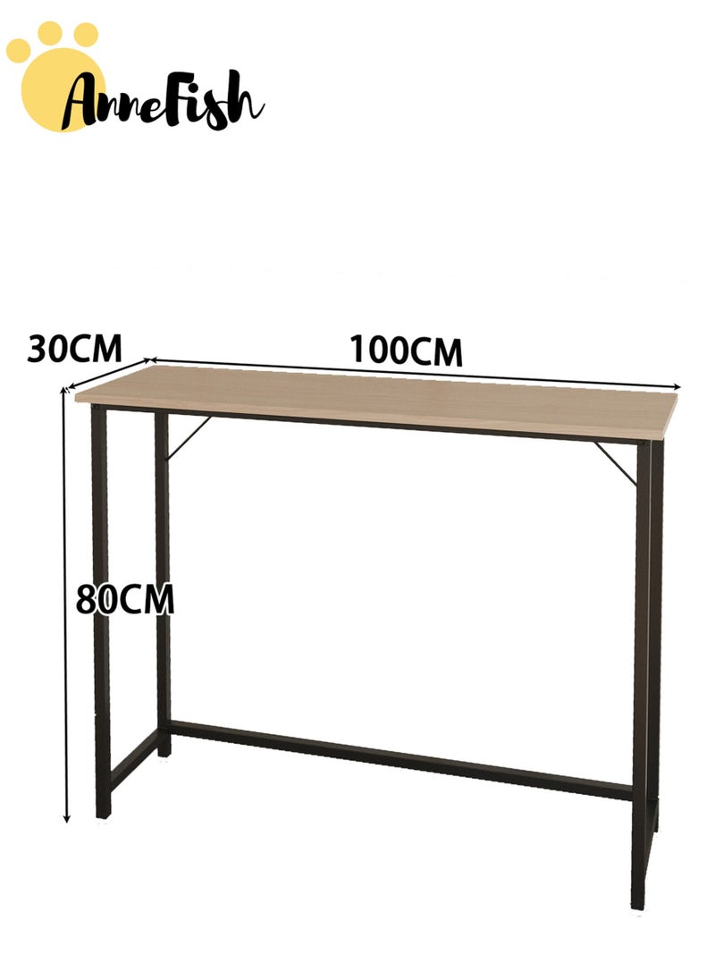 AnneFish 100*30*80cm Console Table for Entryway Modern Home Sofa Coffee Table Entrance Table Dining Room Kitchen Bar Display Table for Hallway Living Room Bedroom  - Image 2