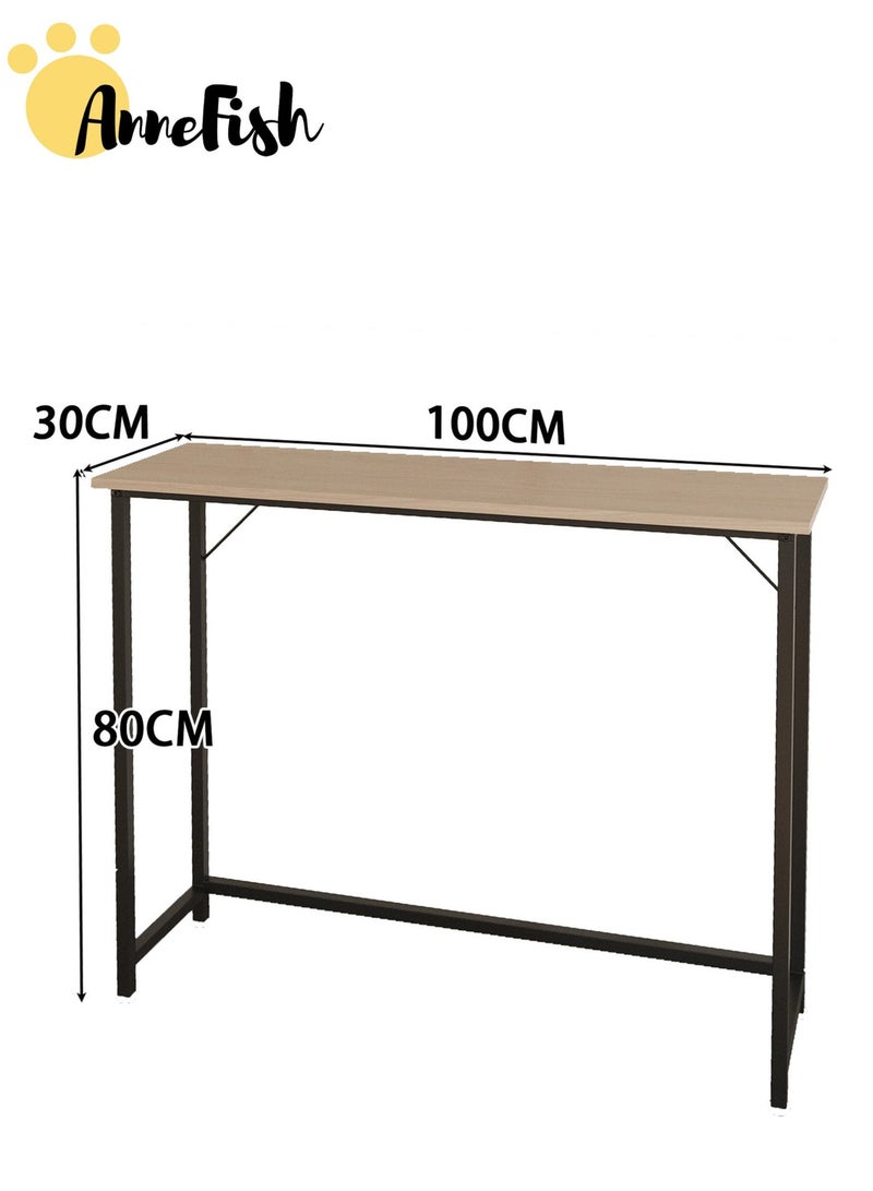 AnneFish 100*30*80cm Console Table for Entryway Modern Home Sofa Coffee Table Entrance Table Dining Room Kitchen Bar Display Table for Hallway Living Room Bedroom - Image 3
