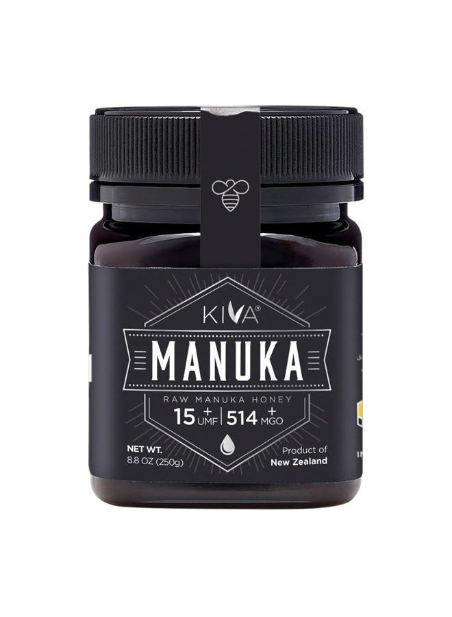 Kiva Certified UMF 15+ Raw Manuka Honey - New Zealand (8.8 oz / 250g) - Image 1