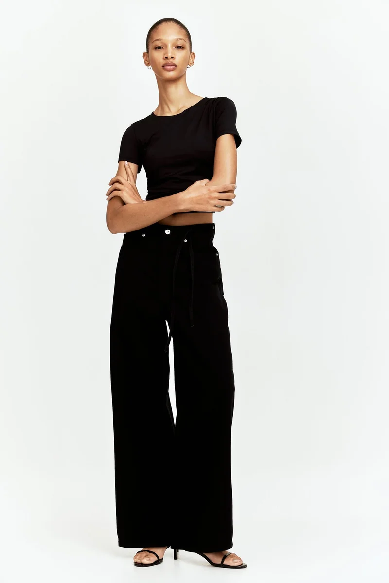 H&M Draped T-shirt