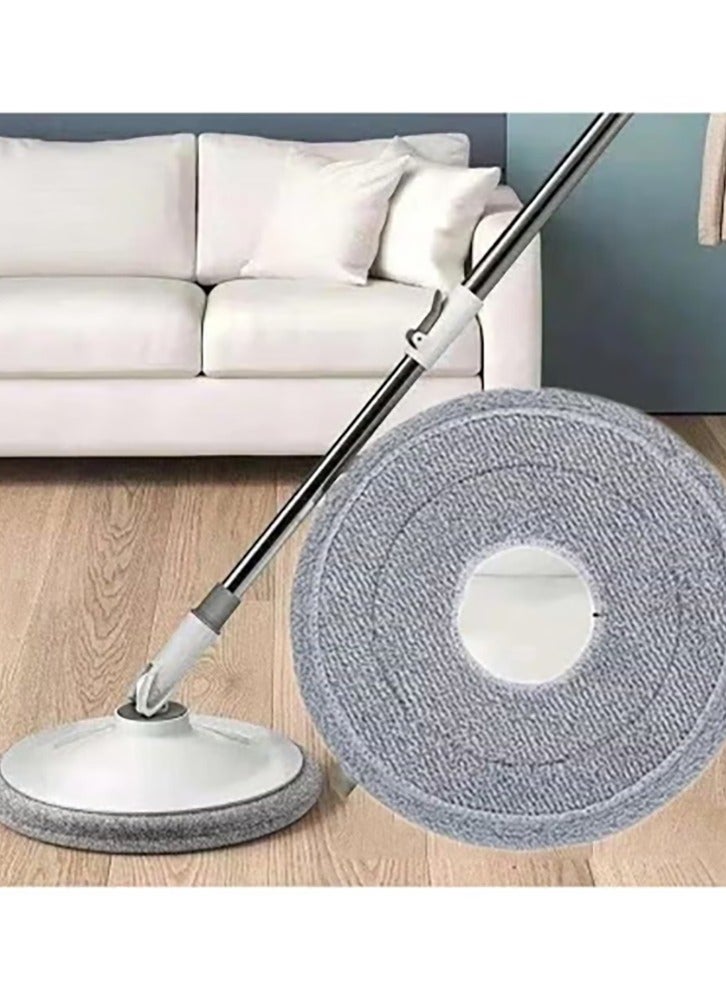 كيلا قطعة قماش ممسحة دائرية مكونة من 5 قطع بديلة لتنظيف ومسح الأرضيات وغسلها للاستخدام المنزلي - Image 4