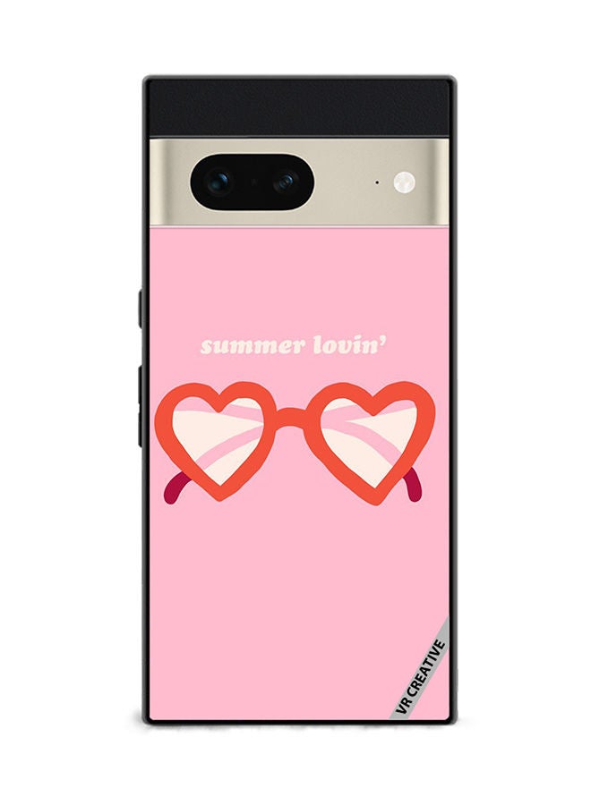 VR CREATIVE Protective Case Cover For Google Pixel 7 Summer Lovin Design Multicolour - Image 1