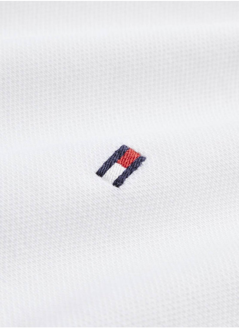 TOMMY HILFIGER Men's 1985 Collection Slim Fit Polo - Cotton, White  - Image 5