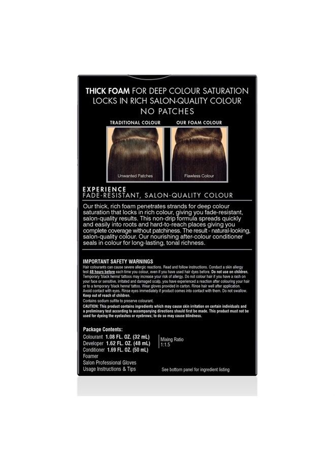 John Frieda Precision Foam Permanent Hair Colour in 5NBG Medium Chestnut Brown - Image 3