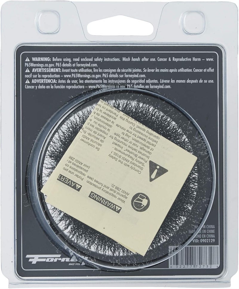 Forney 72732 Wire Cup Brush Fine Crimped with 14Inch Hex Shank 3Inchby008Inch - Image 5